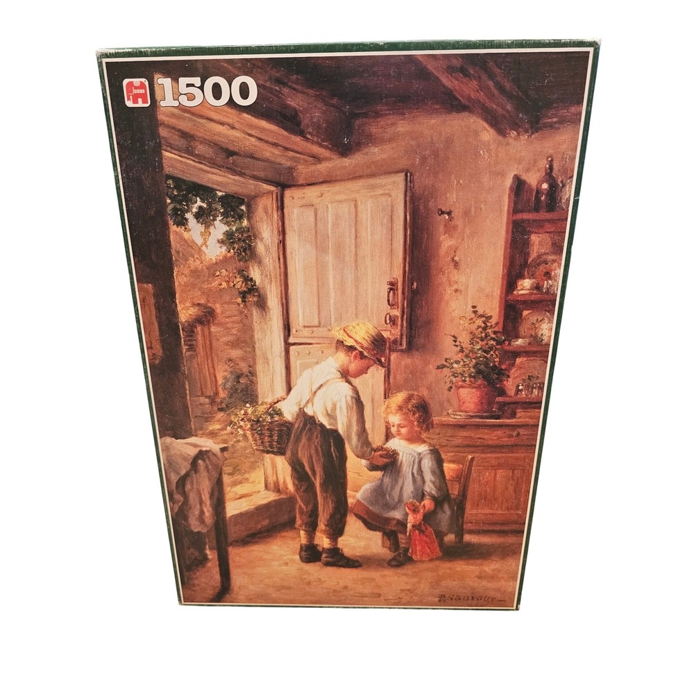 Vintage 1500 Piece Puzzle Philip Fransois‎ Sauvage Country Kitchen Scene